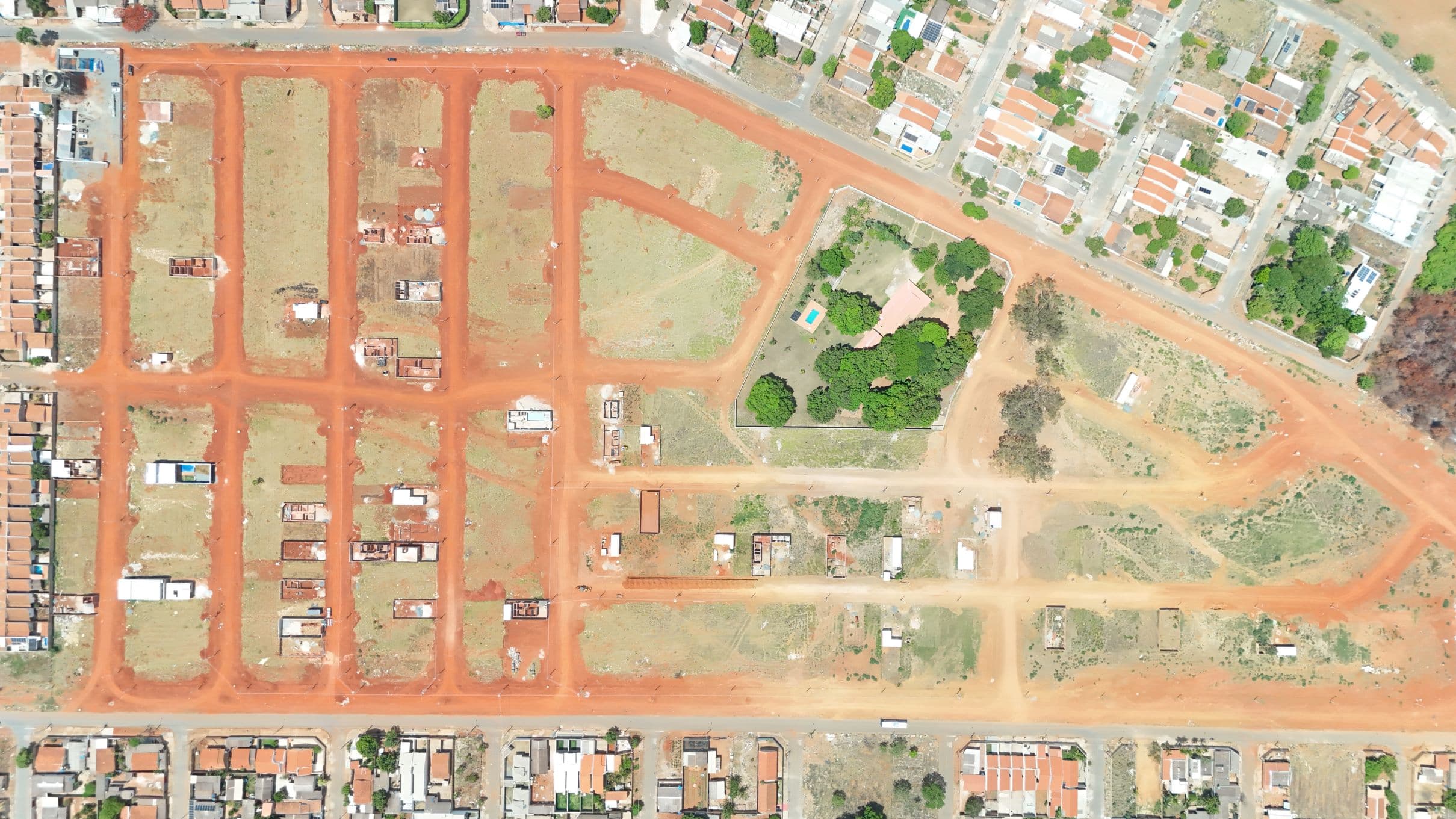 Visão Aérea Loteamento Andrade Reis